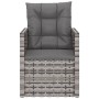 Sillón de jardín con cojín ratán sintético gris de vidaXL, Sillas de jardín - Ref: Foro24-362323, Precio: 72,47 €, Descuento: %