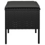 Garden stools 4 units with black synthetic rattan cushions by vidaXL, Modular outdoor sofas - Ref: Foro24-362340, Price: 109,...