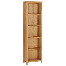 vidaX Massives Eichenholzregal 52x22,5x170 cm von vidaXL, Bücherregale und Regale - Ref: Foro24-288848, Preis: 206,99 €, Raba...