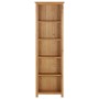 vidaX Estantería madera maciza de roble 52x22,5x170 cm de vidaXL, Librerías y estanterías - Ref: Foro24-288848, Precio: 207,1...