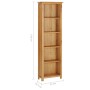 vidaX Estantería madera maciza de roble 52x22,5x170 cm de vidaXL, Librerías y estanterías - Ref: Foro24-288848, Precio: 207,1...