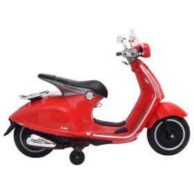 Electric motorcycle for children Vespa GTS300 red by vidaXL, electric toy vehicles - Ref: Foro24-80311, Price: 172,99 €, Disc...