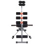 L-shaped abdominal trainer with elastic ropes by vidaXL, exercise benches - Ref: Foro24-92478, Price: 92,55 €, Discount: %