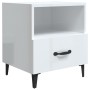 Nightstands 2 pcs glossy white plywood by vidaXL, Nightstands - Ref: Foro24-812037, Price: 65,13 €, Discount: %