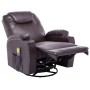 Brown Synthetic Leather Rocking Massage Chair by vidaXL, Electric massage chairs - Ref: Foro24-246636, Price: 536,39 €, Disco...