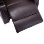 Sillón de masaje mecedora de cuero sintético marrón de vidaXL, Sillones de masaje eléctricos - Ref: Foro24-246636, Precio: 53...