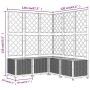 Planter with black PP trellis 120x120x136 cm by vidaXL, Pots and planters - Ref: Foro24-318277, Price: 157,37 €, Discount: %