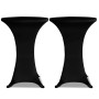 2 black fitted tablecloths - 70 cm diameter by vidaXL, Covers - Ref: Foro24-241205, Price: 28,65 €, Discount: %