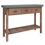 Mesa consola de madera maciza de abeto 110x35x80 cm de vidaXL, Mesas auxiliares - Ref: Foro24-340768, Precio: 256,23 €, Descu...