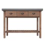 Mesa consola de madera maciza de abeto 110x35x80 cm de vidaXL, Mesas auxiliares - Ref: Foro24-340768, Precio: 256,23 €, Descu...