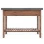 Mesa consola de madera maciza de abeto 110x35x80 cm de vidaXL, Mesas auxiliares - Ref: Foro24-340768, Precio: 256,23 €, Descu...