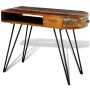 Recycled solid wood desk with iron legs by vidaXL, Desks - Ref: Foro24-241641, Price: 163,08 €, Discount: %