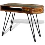 Recycled solid wood desk with iron legs by vidaXL, Desks - Ref: Foro24-241641, Price: 163,08 €, Discount: %