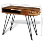 Recycled solid wood desk with iron legs by vidaXL, Desks - Ref: Foro24-241641, Price: 163,08 €, Discount: %