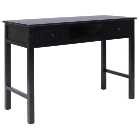 Escritorio de madera negro 110x45x76 cm de vidaXL, Escritorios - Ref: Foro24-284158, Precio: 147,86 €, Descuento: %