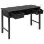 Black wooden desk 110x45x76 cm by vidaXL, Desks - Ref: Foro24-284158, Price: 137,30 €, Discount: %