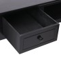 Black wooden desk 110x45x76 cm by vidaXL, Desks - Ref: Foro24-284158, Price: 137,30 €, Discount: %