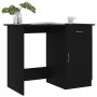 Escritorio de madera contrachapada negro 100x50x76 cm de vidaXL, Escritorios - Ref: Foro24-801081, Precio: 85,70 €, Descuento: %