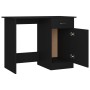 Black plywood desk 100x50x76 cm by vidaXL, Desks - Ref: Foro24-801081, Price: 85,70 €, Discount: %