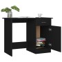 Black plywood desk 100x50x76 cm by vidaXL, Desks - Ref: Foro24-801081, Price: 85,70 €, Discount: %