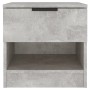 Mesita de noche 2 uds madera contrachapada gris hormigón de vidaXL, Mesitas de noche - Ref: Foro24-811259, Precio: 70,99 €, D...