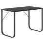 Black chipboard computer desk 110x60x73 cm by vidaXL, Desks - Ref: Foro24-30200, Price: 104,62 €, Discount: %