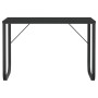 Black chipboard computer desk 110x60x73 cm by vidaXL, Desks - Ref: Foro24-30200, Price: 104,62 €, Discount: %