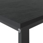 Black chipboard computer desk 110x60x73 cm by vidaXL, Desks - Ref: Foro24-30200, Price: 104,62 €, Discount: %