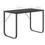 Black chipboard computer desk 110x60x73 cm by vidaXL, Desks - Ref: Foro24-30200, Price: 104,62 €, Discount: %