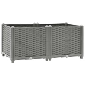 Arriate polipropileno 80x40x38 cm de vidaXL, Maceteros y jardineras - Ref: Foro24-153294, Precio: 49,67 €, Descuento: %