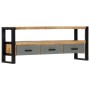 Solid mango wood TV cabinet 130x30x50 cm by vidaXL, TV Furniture - Ref: Foro24-248012, Price: 249,09 €, Discount: %