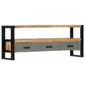 Solid mango wood TV cabinet 130x30x50 cm by vidaXL, TV Furniture - Ref: Foro24-248012, Price: 249,99 €, Discount: %