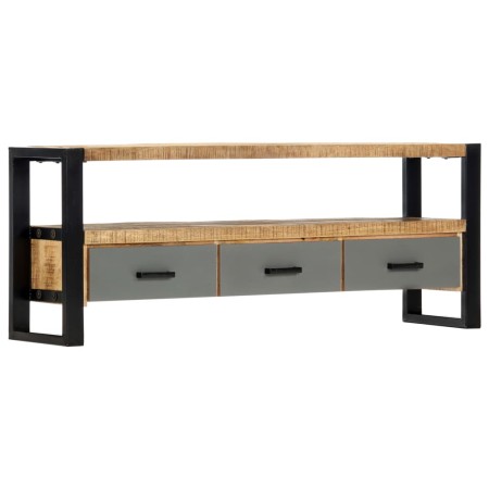 Solid mango wood TV cabinet 130x30x50 cm by vidaXL, TV Furniture - Ref: Foro24-248012, Price: 249,09 €, Discount: %