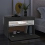 Mueble de TV con luces LED gris hormigón 60x35x40 cm de vidaXL, Muebles TV - Ref: Foro24-804417, Precio: 42,27 €, Descuento: %