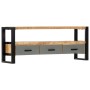 Solid mango wood TV cabinet 130x30x50 cm by vidaXL, TV Furniture - Ref: Foro24-248012, Price: 249,09 €, Discount: %