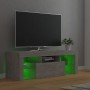 Mueble de TV con luces LED gris hormigón 120x35x40 cm de vidaXL, Muebles TV - Ref: Foro24-804350, Precio: 71,51 €, Descuento: %