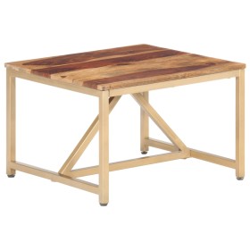 Mesa auxiliar de madera maciza de sheesham 60x60x40 cm de vidaXL, Mesas auxiliares - Ref: Foro24-286340, Precio: 72,93 €, Des...