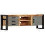 Solid mango wood TV cabinet 120x30x40 cm by vidaXL, TV Furniture - Ref: Foro24-248014, Price: 151,77 €, Discount: %