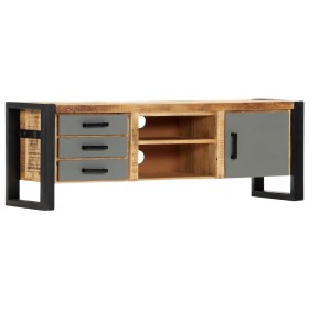 Mueble para TV de madera maciza de mango 120x30x40 cm de vidaXL, Muebles TV - Ref: Foro24-248014, Precio: 151,99 €, Descuento: %