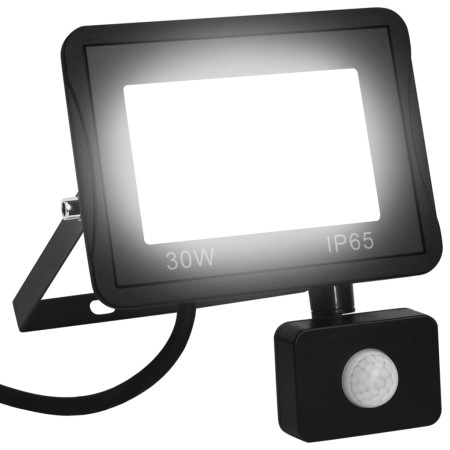 Foco LED con sensor 30 W blanco frío de vidaXL, Focos y reflectores - Ref: Foro24-149630, Precio: 27,53 €, Descuento: %