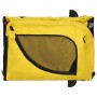 Bicycle trailer for pets, made of iron and Oxford fabric in yellow and black. by vidaXL, pet strollers - Ref: Foro24-94008, P...