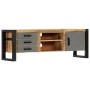 Solid mango wood TV cabinet 120x30x40 cm by vidaXL, TV Furniture - Ref: Foro24-248014, Price: 151,99 €, Discount: %