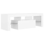 Mueble para TV con luces LED blanco 120x35x40 cm de vidaXL, Muebles TV - Ref: Foro24-804346, Precio: 74,26 €, Descuento: %