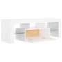 Mueble para TV con luces LED blanco 120x35x40 cm de vidaXL, Muebles TV - Ref: Foro24-804346, Precio: 74,26 €, Descuento: %