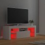 Mueble para TV con luces LED blanco 120x35x40 cm de vidaXL, Muebles TV - Ref: Foro24-804346, Precio: 74,26 €, Descuento: %