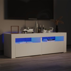 TV cabinet with white LED lights 120x35x40 cm by vidaXL, TV Furniture - Ref: Foro24-804355, Price: 82,07 €, Discount: %