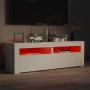 TV cabinet with white LED lights 120x35x40 cm by vidaXL, TV Furniture - Ref: Foro24-804355, Price: 88,99 €, Discount: %