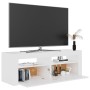 TV cabinet with white LED lights 120x35x40 cm by vidaXL, TV Furniture - Ref: Foro24-804355, Price: 88,99 €, Discount: %