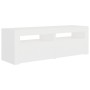 TV cabinet with white LED lights 120x35x40 cm by vidaXL, TV Furniture - Ref: Foro24-804355, Price: 88,99 €, Discount: %