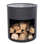 RedFire Milshire barrel type brazier black steel by RedFire, Chimneys - Ref: Foro24-429040, Price: 133,74 €, Discount: %